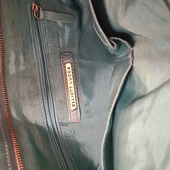 Elliott Lucca Charmed Turquoise Shoulder Handbag NWT - Picture 3 of 5
